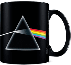 CurePink Keramický hrnek Pink Floyd: Dark Side Of The Moon (objem 315 ml) černý