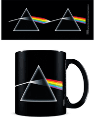 CurePink Keramický hrnek Pink Floyd: Dark Side Of The Moon (objem 315 ml) černý