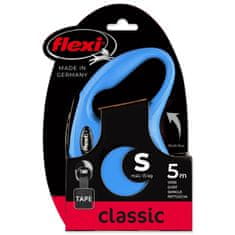 Flexi New Classic Tape S 5 m (15 kg) modrá