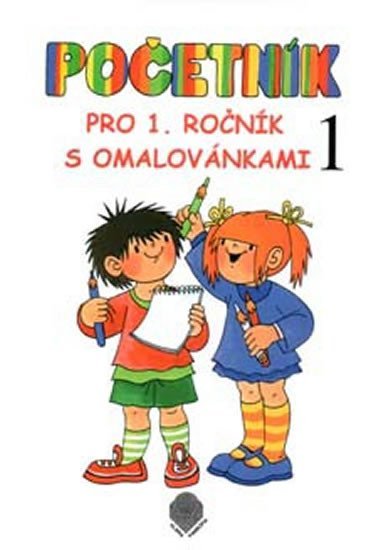 Početník pro 1. ročník s omalovánkami (1. díl) - Číslice1, 2, 3, 4