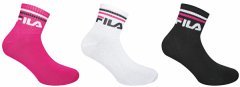 FILA 3 PACK - dámské ponožky F9398-471 (Velikost 39-42)