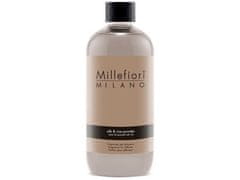 Millefiori Milano Náhradní náplň do aroma difuzéru Natural Hedvábí & rýžový prášek 500 ml