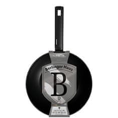 Berlingerhaus Wok pánev s titanovým povrchem BH-8180 28 cm Matte Black Collection