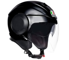 AGV Helma na moto ORBYT E2205 SOLID MATT BLACK vel. S