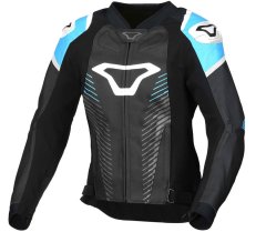 Macna Dámská bunda na moto Tronniq black/blue vel. 42