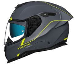 Helma na moto SX.100R FRENETIC neon/grey MT vel. XL