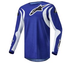 Alpinestars motokrosový dres Fluid Lucent blue ray/white vel. S