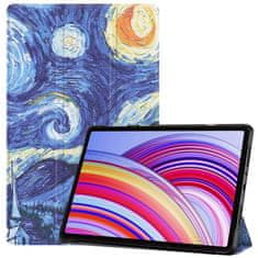 Techsuit Pouzdro pro tablet Xiaomi Redmi Pad Pro / Poco Pad, Techsuit FoldPro Starry Night