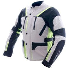 Cappa Racing Bunda moto pánská MELBOURNE textilní šedá/fluo/černá 3XL