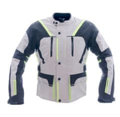 Cappa Racing Bunda moto pánská MELBOURNE textilní šedá/fluo/černá 3XL