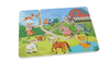 HOPE TOYS HOPE TOYS Dřevěný labyrint farma puzzle. Najdeš správnou hlavičku?