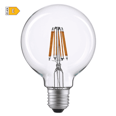 Diolamp  LED Globe Filament žárovka čirá G125 8W/230V/E27/2700K/980Lm/360°