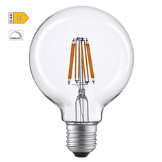 Diolamp  LED Globe Filament žárovka čirá G125 10W/230V/E27/4000K/1260Lm/360°/Dim