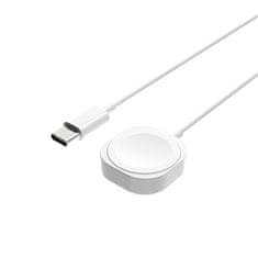 FIXED Nabíjecí kabel USB-C na Apple Watch - bílý