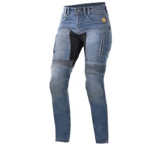 TRILOBITE Dámské kevlarové džíny na moto Parado slim fit blue level 2 vel. 28