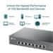 TP-Link switch 8-Port 10G Multi-GbE, 8× 10G RJ45, 1U 13 Rack-mountable Steel Case