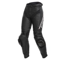 Dainese Dámské kalhoty na moto Delta 3 black/black/white vel. 38