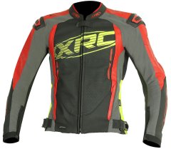 XRC Bunda na moto Haderg 2.0 red/blk/fluo/grey vel. 56