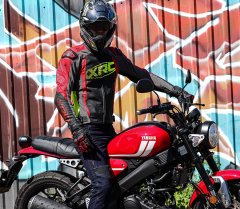 XRC Bunda na moto Haderg 2.0 red/blk/fluo/grey vel. 56