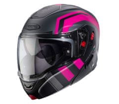 Caberg Helma na moto Horus X Road matt gun metal/black/fuchsia vel. XS