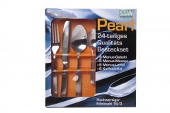 Makro Nerezový příbor Pearl 24 - dílný