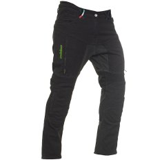 Cappa Racing Džíny moto RICARDO kevlar pánské černé 40/34 - 3XL