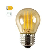 Diolamp  LED Mini Globe Filament žárovka G45 Amber 6W/230V/E27/2700K/700Lm/360°/Dim