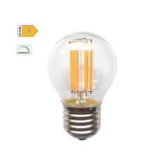 Diolamp  LED Mini Globe Filament žárovka čirá G45 6W/230V/E27/2700K/760Lm/360°/Dim