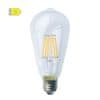  LED Filament žárovka čirá ST64 6W/230V/E27/2700K/820Lm/360°