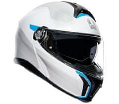 AGV Helma na moto TOURMODULAR MULTI MPLK FREQUENCY LIGHT GREY/BLUE vel. L