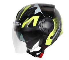 XRC Helma na moto Metric 2.0 black/fluo vel. S