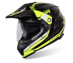 XRC Helma na moto Dual Alpiner 2.0 ECE06 black/fluo yellow vel. 2XL