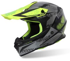 XRC Helma na motokros grey/yellow fluo vel. XL