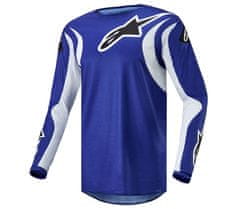 Alpinestars motokrosový dres Fluid Lucent blue ray/white vel. S