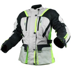 Cappa Racing Bunda moto dámská MELBOURNE textilní šedá/fluo/černá M