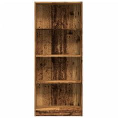 Vidaxl Knihovna old wood 60 x 24 x 143 cm kompozitní dřevo