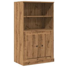 Vidaxl Skříň highboard dub artisan 60 x 35,5 x 103,5 kompozitní dřevo