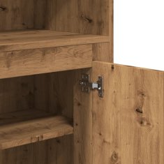 Vidaxl Skříň highboard dub artisan 60 x 35,5 x 103,5 kompozitní dřevo