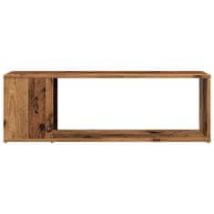 Vidaxl TV stolek old wood 100 x 24 x 32 cm kompozitní dřevo