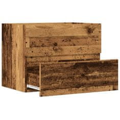 Vidaxl Koupelnová skříňka old wood 60 x 38,5 x 45 cm kompozitní dřevo