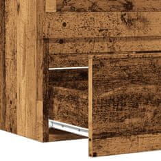 Vidaxl Koupelnová skříňka old wood 60 x 38,5 x 45 cm kompozitní dřevo