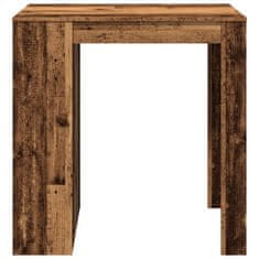 Vidaxl Barový stůl old wood 102 x 70 x 103,5 cm kompozitní dřevo