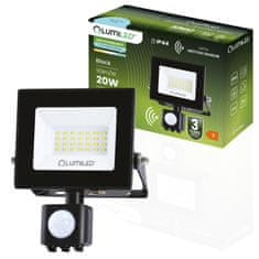 LUMILED Reflektor LED s pohybovým senzorem ZUNA2 20W 1800lm 6500K IP44