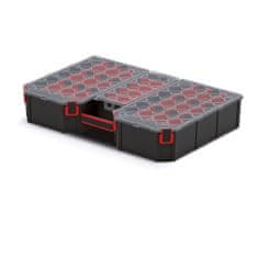 Prosperplast box organizér vysoký 57,7x39x10,5cm TAGER KTG604010S-S429 černý Kistenberg