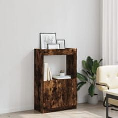 Vidaxl Skříň highboard kouřový dub 63 x 33 x 100 cm kompozitní dřevo