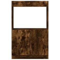 Vidaxl Skříň highboard kouřový dub 63 x 33 x 100 cm kompozitní dřevo