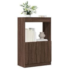 shumee vidaXL Skříň highboard hnědý dub 63 x 33 x 100 cm kompozitní dřevo