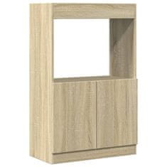 Vidaxl Skříň highboard dub sonoma 63 x 33 x 100 cm kompozitní dřevo