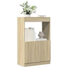 Vidaxl Skříň highboard dub sonoma 63 x 33 x 100 cm kompozitní dřevo