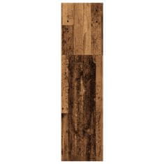 Vidaxl Knihovna old wood 40 x 30 x 114 cm kompozitní dřevo